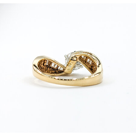 Ring 1.00ct Round Diamond .40ctw Diamonds 14ky Sz7 223120105