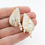 Earrings MOP/Pearl 14ky 42x21mm 223120113