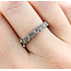 Ring .75ctw Round/Princess Diamonds 14kw Sz7 223110091