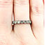 Ring .75ctw Round/Princess Diamonds 14kw Sz7 223110091