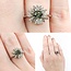 Ring .17ctw Diamonds .42ct Alexandrite 18kw Sz6.5 123110011