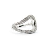  Ring .50ctw Pave Diamonds 14kw Sz6.5 223110102