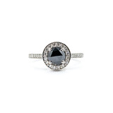  Ring 1.25ct Round Diamond .25ctw Diamonds 14kw Sz7.5 223110073