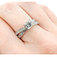 Ring GIA .72ct Princess Diamond .38ctw Diamonds 14kw Sz7 223120130