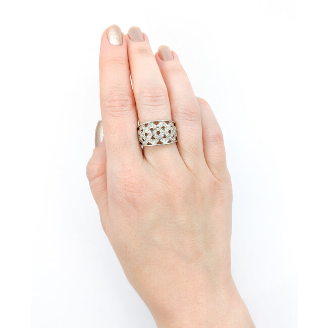 Ring Chimento .54ctw Round Diamonds 18kw Sz6.75 223110104