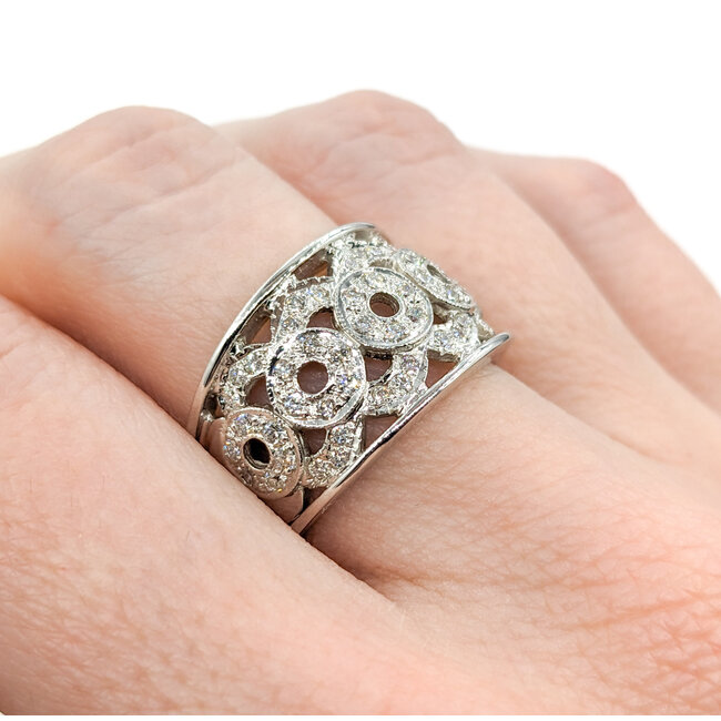 Ring Chimento .54ctw Round Diamonds 18kw Sz6.75 223110104