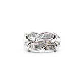  Ring .50ctw Baguette Diamonds 18kw Sz6 223120051