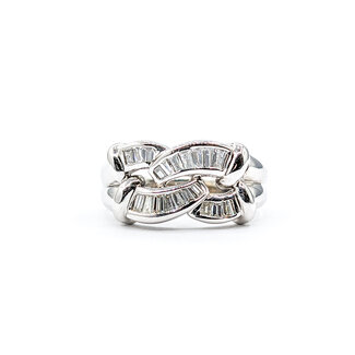 Ring .50ctw Baguette Diamonds 18kw Sz6 223120051