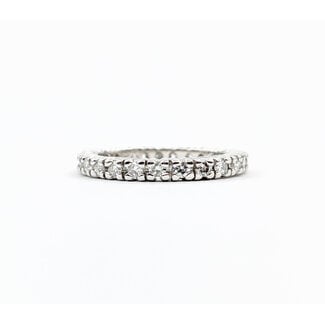 Ring .75ctw Round Diamonds Platinum Sz6.5 223110089