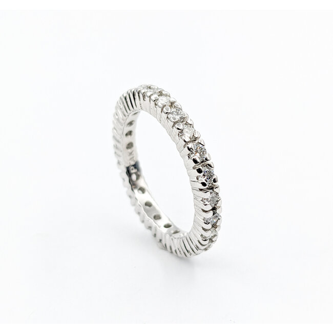 Ring .75ctw Round Diamonds Platinum Sz6.5 223110089