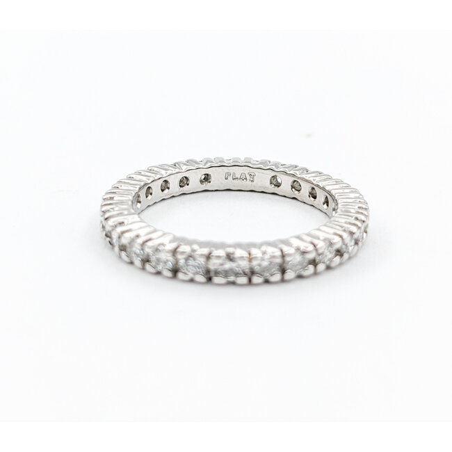 Ring .75ctw Round Diamonds Platinum Sz6.5 223110089
