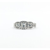  Ring .27ct Princess Diamonds .53ctw Diamonds 14kw Sz6.75 223120064