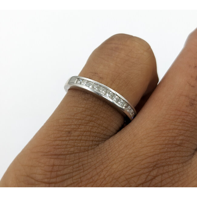 Ring .33ctw Princess Diamonds 14kw Sz5.25 223110085