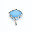 Pendant .25ctw Round Diamonds 33.5x22.25mm Topaz 14kw 33.5x22.25mm 223120075