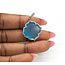 Pendant .25ctw Round Diamonds 33.5x22.25mm Topaz 14kw 33.5x22.25mm 223120075