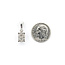 Pendant .25ctw Round Diamonds 14kw 20x6.5mm 223120097
