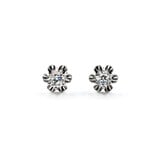  Earrings Buttercup Studs .45ctw Old European Diamonds 14kw 7.7mm 223120098