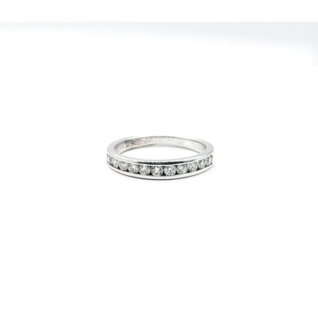Ring .50ctw Round Diamonds Platinum Sz6.75 223120047