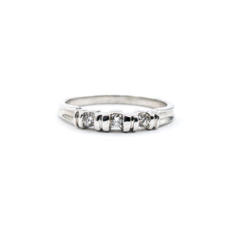 Ring .15ctw Round Diamonds Platinum Sz8 223110105