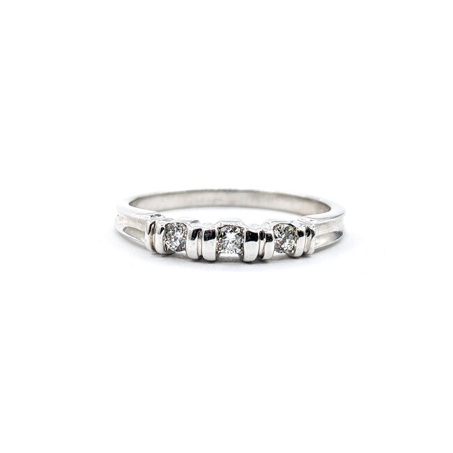 Ring .15ctw Round Diamonds Platinum Sz8 223110105