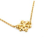  Necklace Snowflake 18ky 6.3g 17.5" 223120069