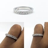  Ring .50ctw Round Diamonds 18kw Sz5.25 223110078