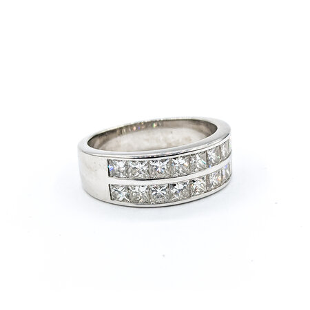 Ring 1.80ctw Princess Diamonds 14kw Sz6.5 223110103