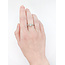 Ring .70ct Oval Diamond .30ctw Diamonds 14kw Sz7 223110070