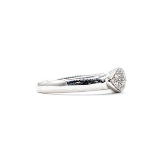 Ring .25ctw Pave Diamonds 14kw Sz6.5 223110101
