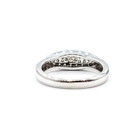 Ring .25ctw Pave Diamonds 14kw Sz6.5 223110101