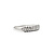 Ring Double Row .25ctw Single Cut Diamonds Platinum Sz8.5 223110059