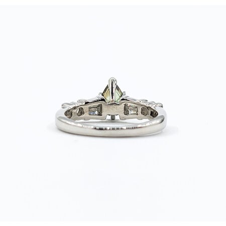 Ring .50ctw Diamonds 1.17ct Alexandrite 950pt Sz6.5 123040004