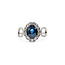 Ring .87ctw Round Diamonds 2.06ct Sapphire 14kw Sz6.5 223030046