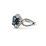 Ring .87ctw Round Diamonds 2.06ct Sapphire 14kw Sz6.5 223030046