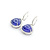 Earrings 1.13ctw Diamonds 20.07ct Tanzanite 14kw 1.2x.7" 123050133