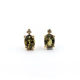  Earrings .04ctw Diamonds 1.75ctw Alexandrite 14ky 123030267