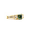 Ring 1.87ctw Green Princess Diamonds 14ky Sz6.5 223030027