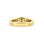Ring 1.87ctw Green Princess Diamonds 14ky Sz6.5 223030027