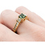 Ring 1.87ctw Green Princess Diamonds 14ky Sz6.5 223030027