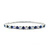 Bracelet Flex 1.88ctw Diamonds 2.45ctw Sapphire 14kw 7" 123050182