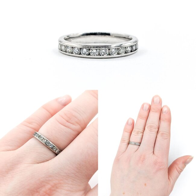 Ring .50ctw Round Diamonds 14kw Sz6.75 223110081