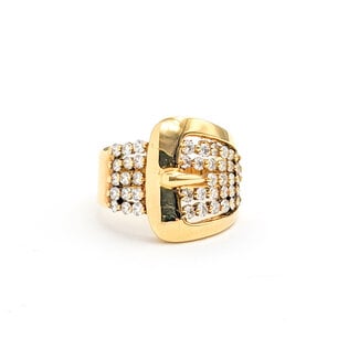 Ring .83ctw Round Diamond 18ky Sz7 620070043