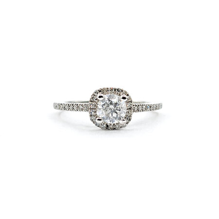 Ring .40ct Round Diamond .10ctw Diamonds 14kw Sz6 223110071