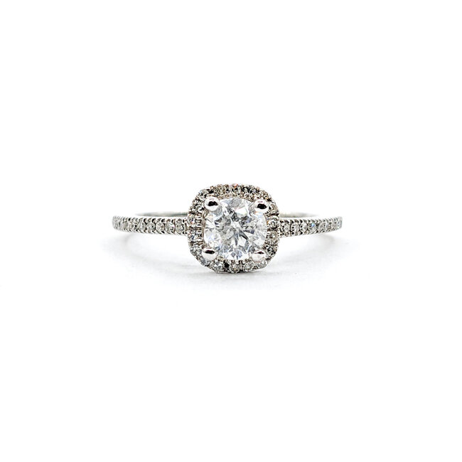 Ring .40ct Round Diamond .10ctw Diamonds 14kw Sz6 223110071