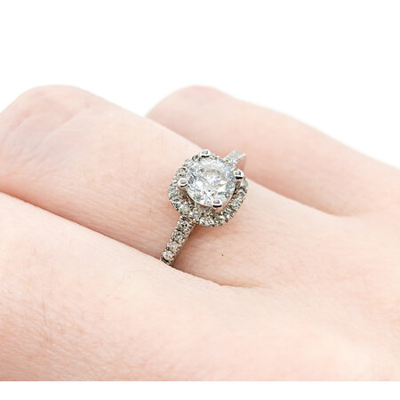 Ring .40ct Round Diamond .10ctw Diamonds 14kw Sz6 223110071
