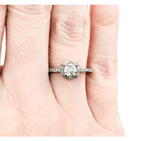 Ring .40ct Round Diamond .10ctw Diamonds 14kw Sz6 223110071