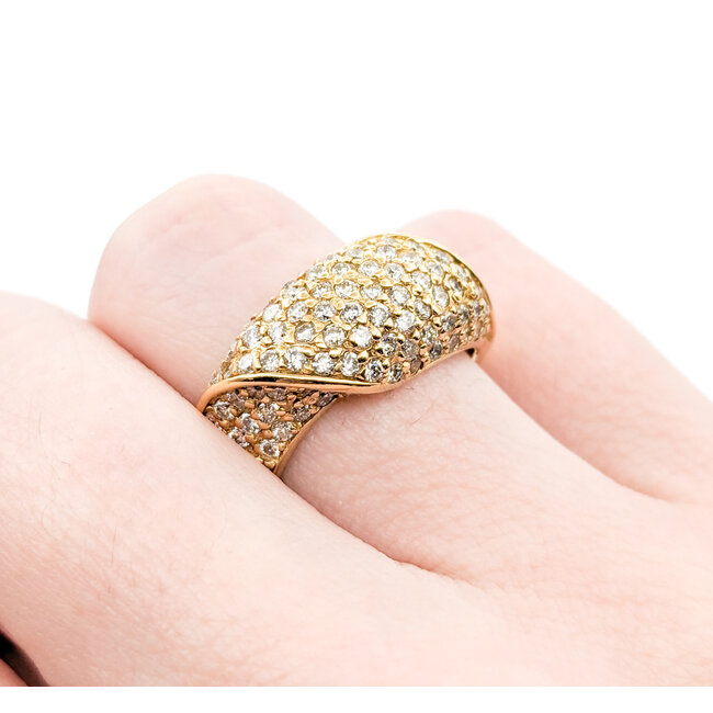 Ring 1.63ctw Round Diamonds 14ky Sz7 223030029