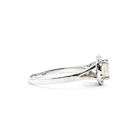 Ring 1.00ct Princess Diamond .25ctw Diamonds 14kw Sz8 223030067