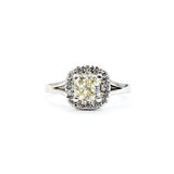 Ring 1.00ct Princess Diamond .25ctw Diamonds 14kw Sz8 223030067