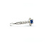 Ring .84ctw Diamonds 1.10ct Sapphire 14kw Sz7 123040043